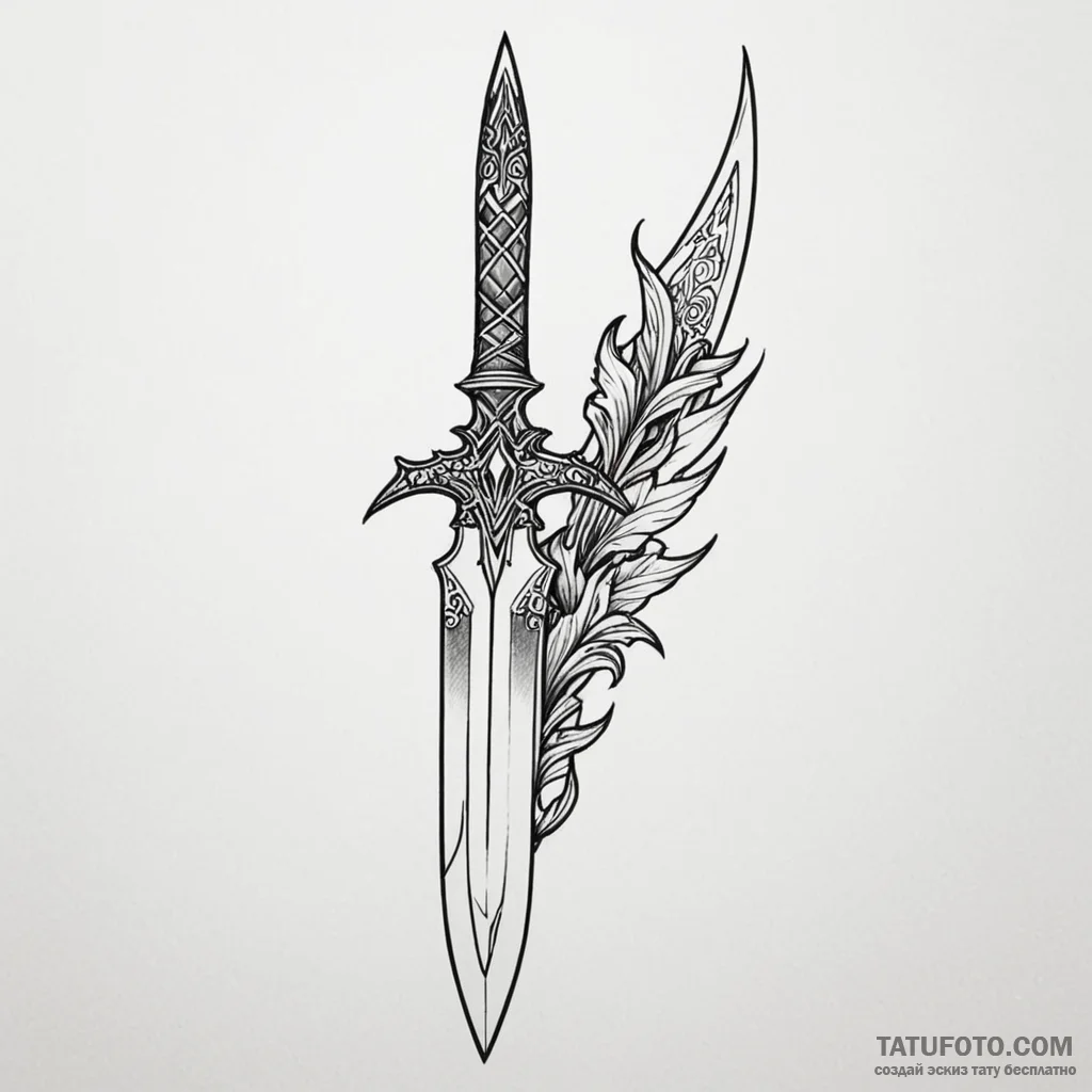 Blade — эскиз тату (№1749816986_0, 13.06.2025 12:16) — Tatufoto.com