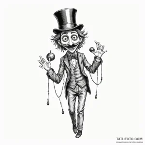 Puppeteer - эскиз тату (№1749817051_0, 13.06.2025 12:17) — Tatufoto.com