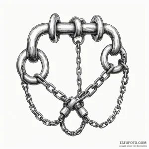 Shackles - эскиз тату (№1749817240_0, 13.06.2025 12:20) — Tatufoto.com