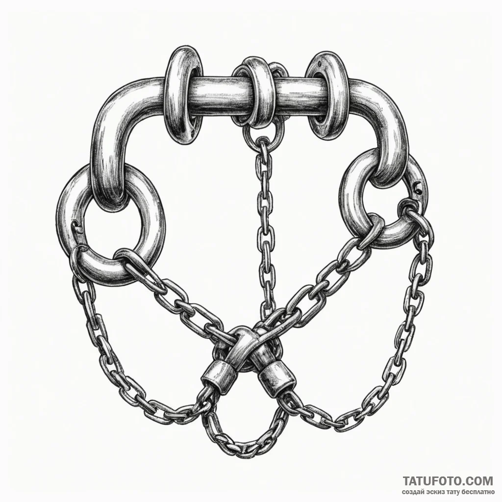 Shackles — эскиз тату (№1749817240_0, 13.06.2025 12:20) — Tatufoto.com