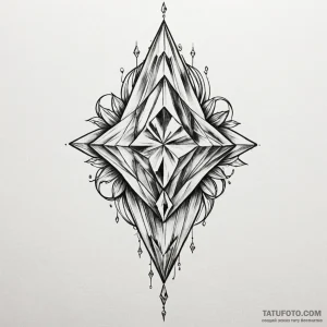 Crystal - эскиз тату (№1749817305_0, 13.06.2025 12:21) — Tatufoto.com