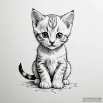 Kitten — эскиз тату (№1749818085_0, 13.06.2025 12:34) — Tatufoto.com