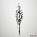 Spear — эскиз тату (№1749818611_0, 13.06.2025 12:43) — Tatufoto.com
