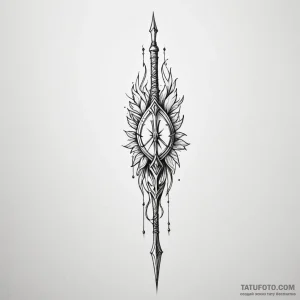 Spear - эскиз тату (№1749818611_0, 13.06.2025 12:43) — Tatufoto.com