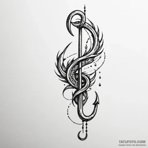 Hook - эскиз тату (№1749818677_0, 13.06.2025 12:44) — Tatufoto.com