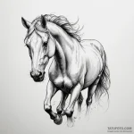 Horse — эскиз тату (№1749819409_0, 13.06.2025 12:56) — Tatufoto.com