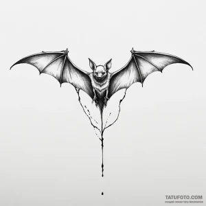 Bat - эскиз тату (№1749819800_0, 13.06.2025 13:03) — Tatufoto.com