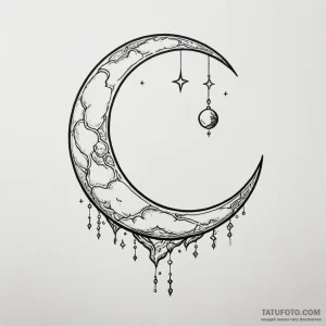 Moon - эскиз тату (№1749819864_0, 13.06.2025 13:04) — Tatufoto.com