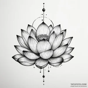 Lotus - эскиз тату (№1749820059_0, 13.06.2025 13:07) — Tatufoto.com