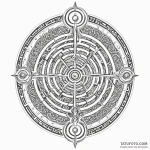 Labyrinth - эскиз тату (№1749820945_0, 13.06.2025 13:22) — Tatufoto.com