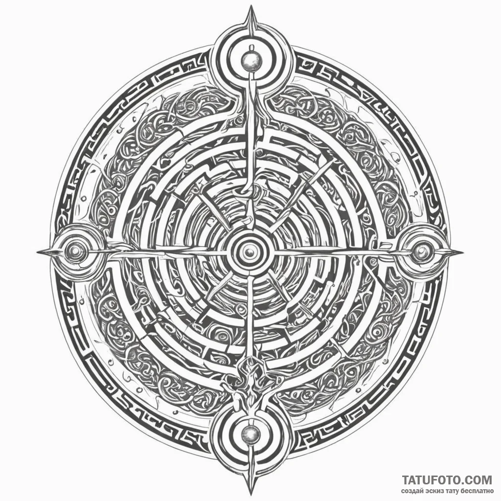 Labyrinth — эскиз тату (№1749820945_0, 13.06.2025 13:22) — Tatufoto.com