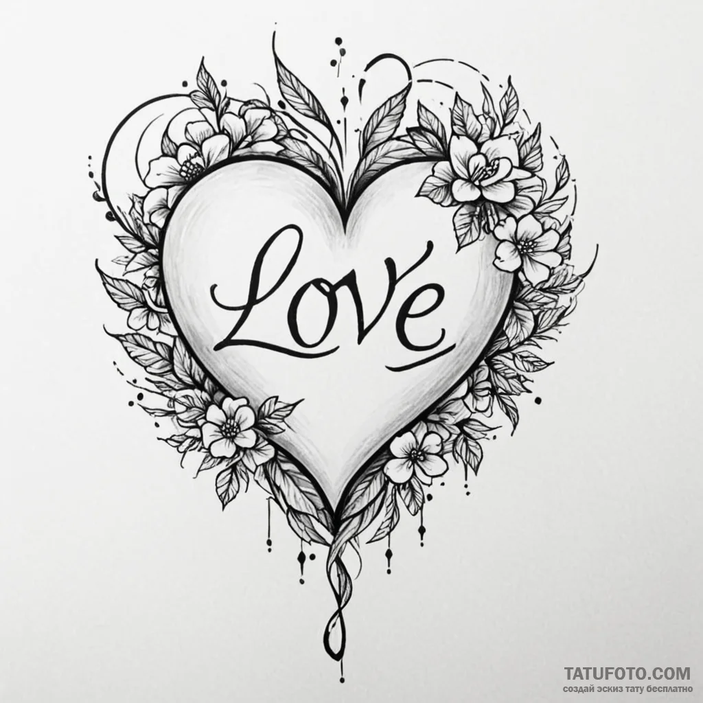 Love — эскиз тату (№1749821079_0, 13.06.2025 13:24) — Tatufoto.com