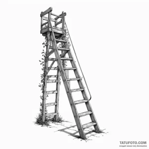 Ladder - эскиз тату (№1749821212_0, 13.06.2025 13:26) — Tatufoto.com
