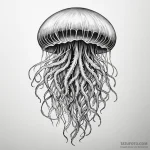 Gorgon jellyfish — эскиз тату (№1749822230_0, 13.06.2025 13:43) — Tatufoto.com