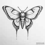 Moth — эскиз тату (№1749822424_0, 13.06.2025 13:47) — Tatufoto.com