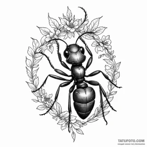 Ant - эскиз тату (№1749822508_0, 13.06.2025 13:48) — Tatufoto.com
