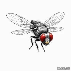 Fly - эскиз тату (№1749822642_0, 13.06.2025 13:50) — Tatufoto.com