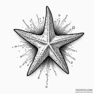 Starfish - эскиз тату (№1749823223_0, 13.06.2025 14:00) — Tatufoto.com