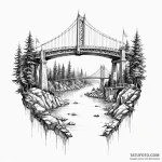 Bridge — эскиз тату (№1749824150_0, 13.06.2025 14:15) — Tatufoto.com