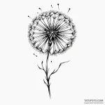 Dandelion — эскиз тату (№1749825722_0, 13.06.2025 14:42) — Tatufoto.com