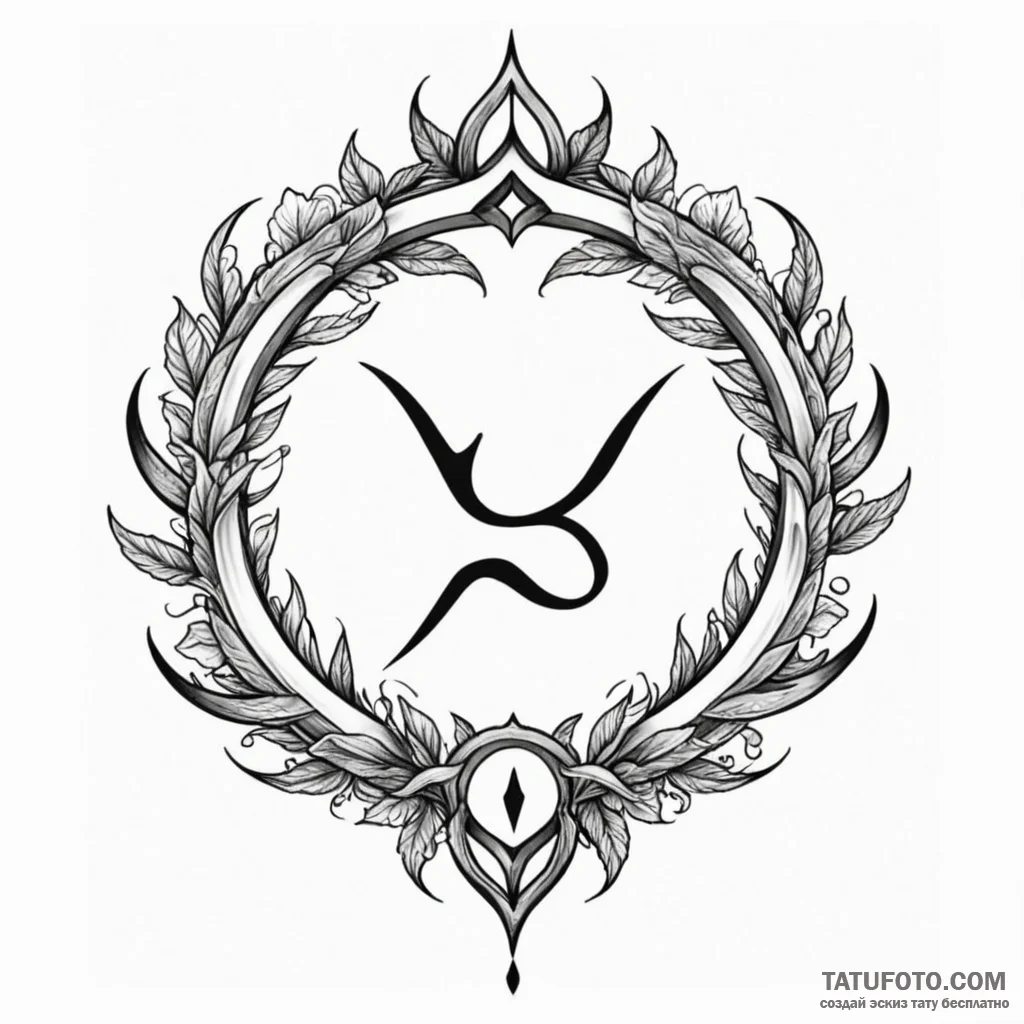 Omega (symbol) - эскиз тату (№1749827093_0, 13.06.2025 15:04) — Tatufoto.com