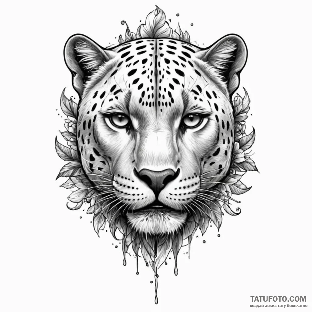 Panther - эскиз тату (№1749827571_0, 13.06.2025 15:12) — Tatufoto.com