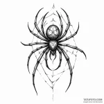 Spider — эскиз тату (№1749828101_0, 13.06.2025 15:21) — Tatufoto.com