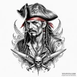 Pirate — эскиз тату (№1749830542_0, 13.06.2025 16:02) — Tatufoto.com