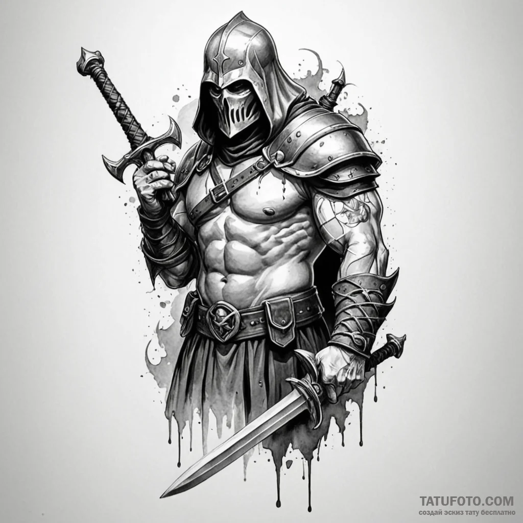 Executioner - эскиз тату (№1749830672_0, 13.06.2025 16:04) — Tatufoto.com