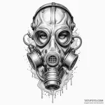 Gas mask — эскиз тату (№1749831145_0, 13.06.2025 16:12) — Tatufoto.com