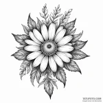 Chamomile — эскиз тату (№1749832918_0, 13.06.2025 16:41) — Tatufoto.com