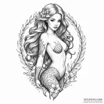 Mermaid — эскиз тату (№1749832991_0, 13.06.2025 16:43) — Tatufoto.com