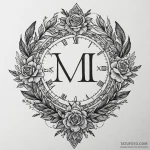 Roman numerals — эскиз тату (№1749833344_0, 13.06.2025 16:49) — Tatufoto.com