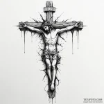Crucifixion — эскиз тату (№1749833414_0, 13.06.2025 16:50) — Tatufoto.com