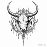 Horns — эскиз тату (№1749834157_0, 13.06.2025 17:02) — Tatufoto.com