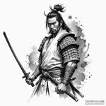 Samurai — эскиз тату (№1749834940_0, 13.06.2025 17:15) — Tatufoto.com