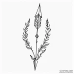 Arrow — эскиз тату (№1749835006_0, 13.06.2025 17:16) — Tatufoto.com