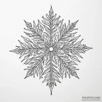 Snowflake — эскиз тату (№1749835663_0, 13.06.2025 17:27) — Tatufoto.com