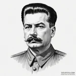 Stalin — эскиз тату (№1749836894_0, 13.06.2025 17:48) — Tatufoto.com