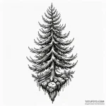 Pine — эскиз тату (№1749837614_0, 13.06.2025 18:00) — Tatufoto.com