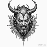 Satan — эскиз тату (№1749837680_0, 13.06.2025 18:01) — Tatufoto.com
