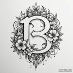 13 (number) — эскиз тату (№1749838468_0, 13.06.2025 18:14) — Tatufoto.com
