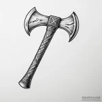 Axe — эскиз тату (№1749838534_0, 13.06.2025 18:15) — Tatufoto.com