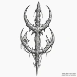 Trident — эскиз тату (№1749838663_0, 13.06.2025 18:17) — Tatufoto.com