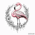 Flamingo — эскиз тату (№1749840172_0, 13.06.2025 18:42) — Tatufoto.com