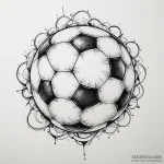 Soccer ball — эскиз тату (№1749840499_0, 13.06.2025 18:48) — Tatufoto.com