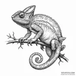 Chameleon — эскиз тату (№1749840630_0, 13.06.2025 18:50) — Tatufoto.com