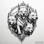 Cerberus — эскиз тату (№1749841222_0, 13.06.2025 19:00) — Tatufoto.com