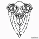 Chain — эскиз тату (№1749841480_0, 13.06.2025 19:04) — Tatufoto.com