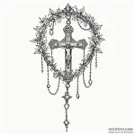 Rosary — эскиз тату (№1749842949_0, 13.06.2025 19:29) — Tatufoto.com